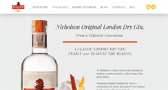 Desktop Screenshot of nicholsongin.com